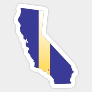 LA Football Sticker